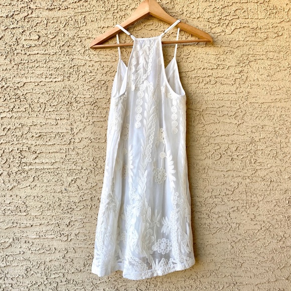 Language, Anthro | Dress w/Lace & Embroidery - Picture 5 of 7